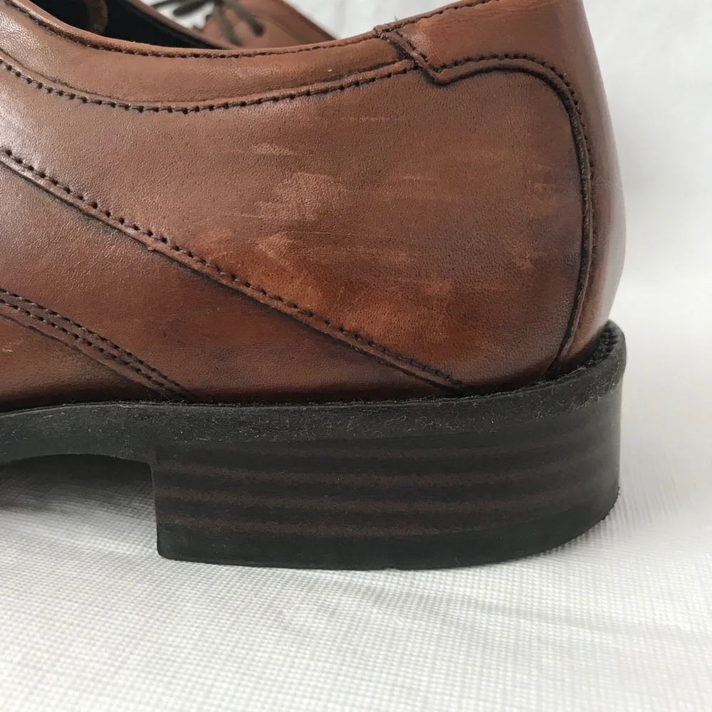 Johnston & Murphy Sheepskin Tabor Cap Toe Shoes